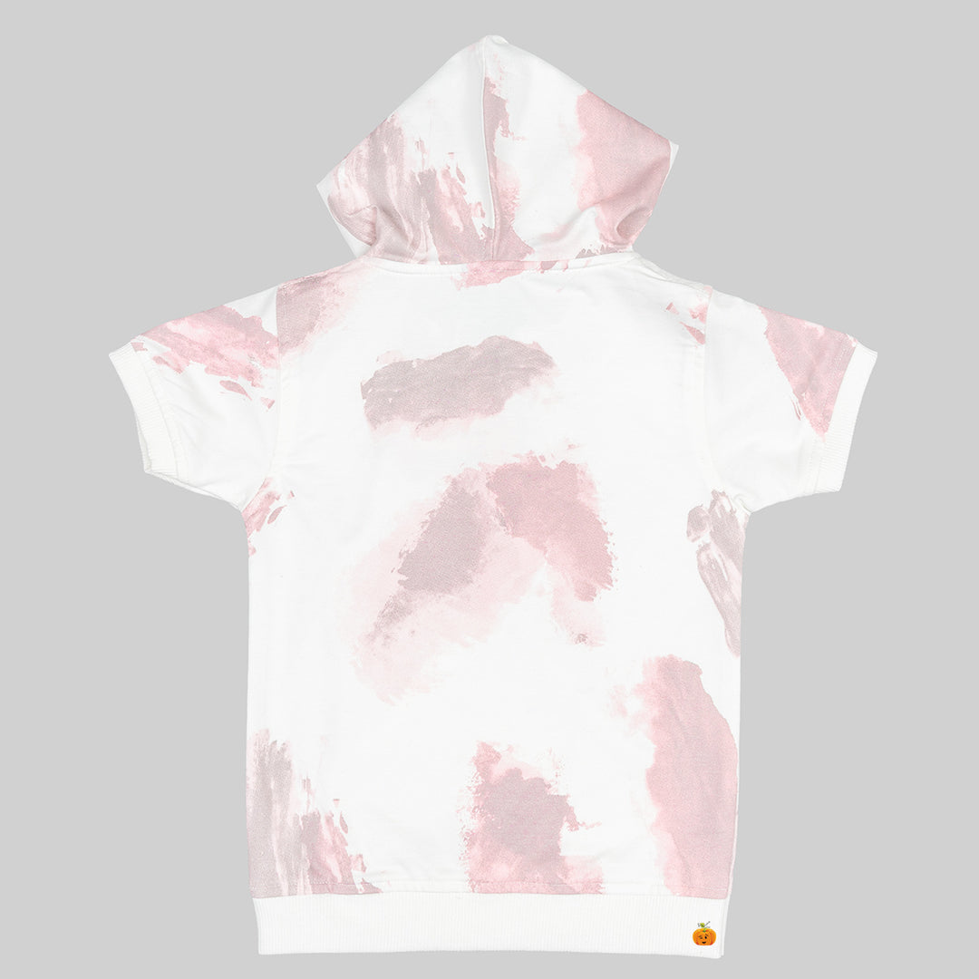 Onion Tie Dye Hooded Boys T-shirt Back View