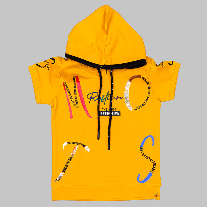 Hooded T shirts for Boys Front View