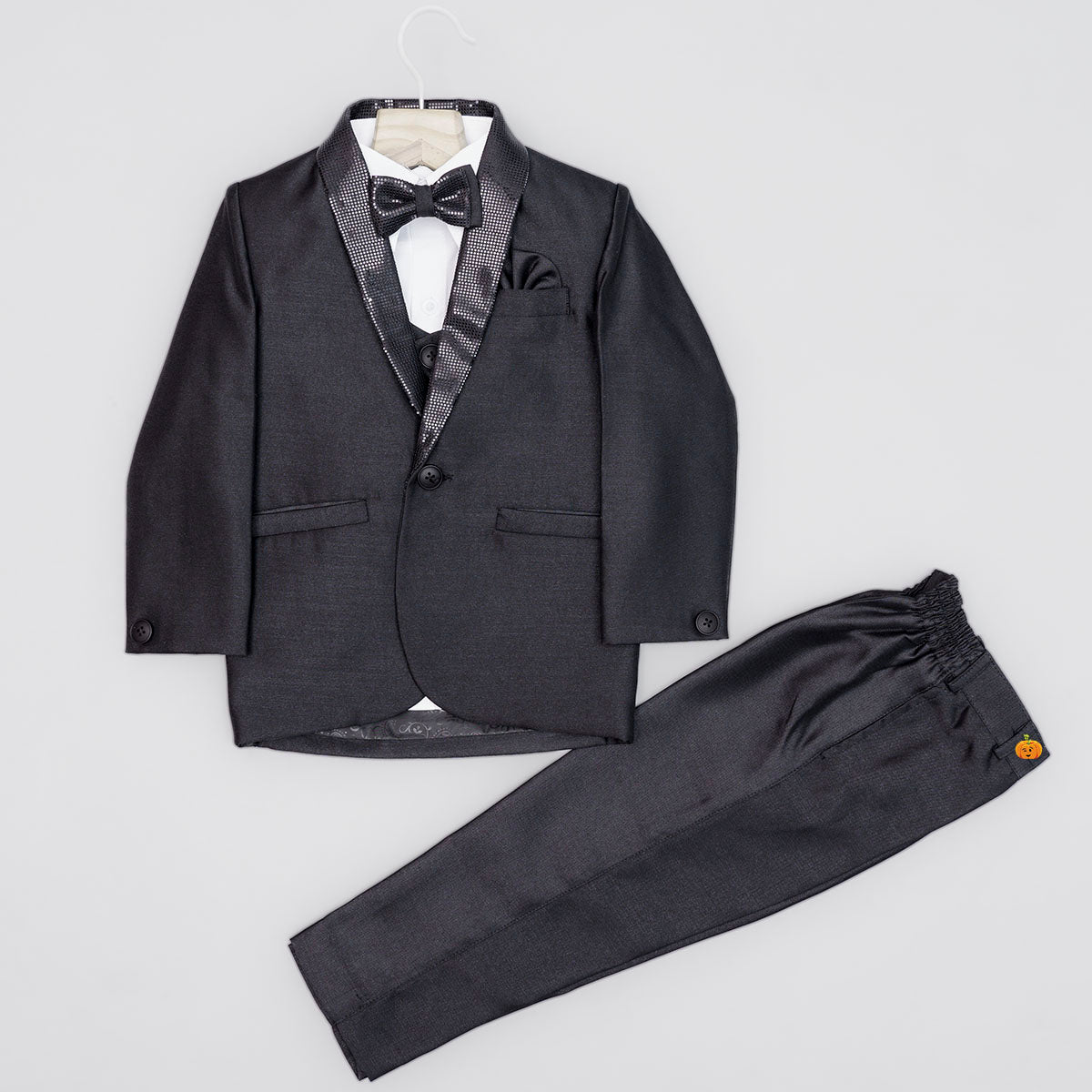 John Lewis Heirloom Collection Kids' Tuxedo Suit Jacket, Black at John  Lewis & Partners
