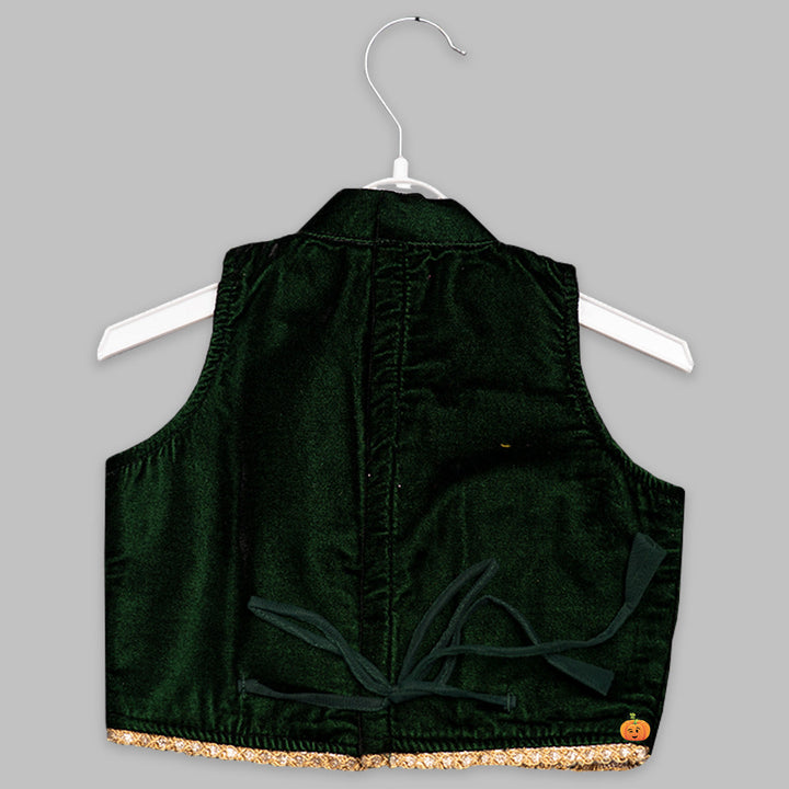 Dark & Green Girls Lehenga Choli
