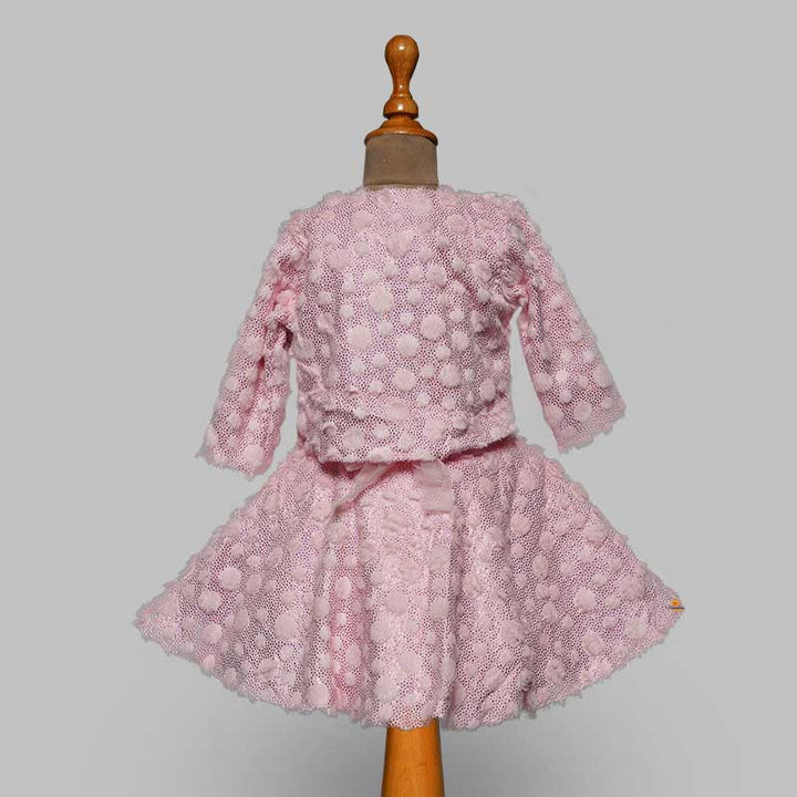 Party Wear Frock For Baby Girls Back View