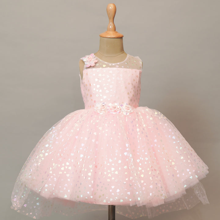 Party Wear Frock for Kids Front View