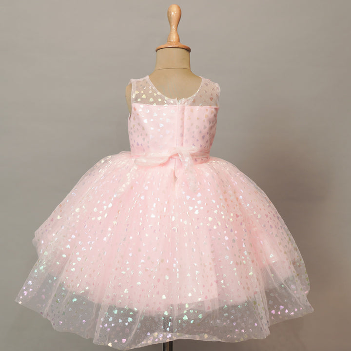 Party Wear Frock for Kids Back View
