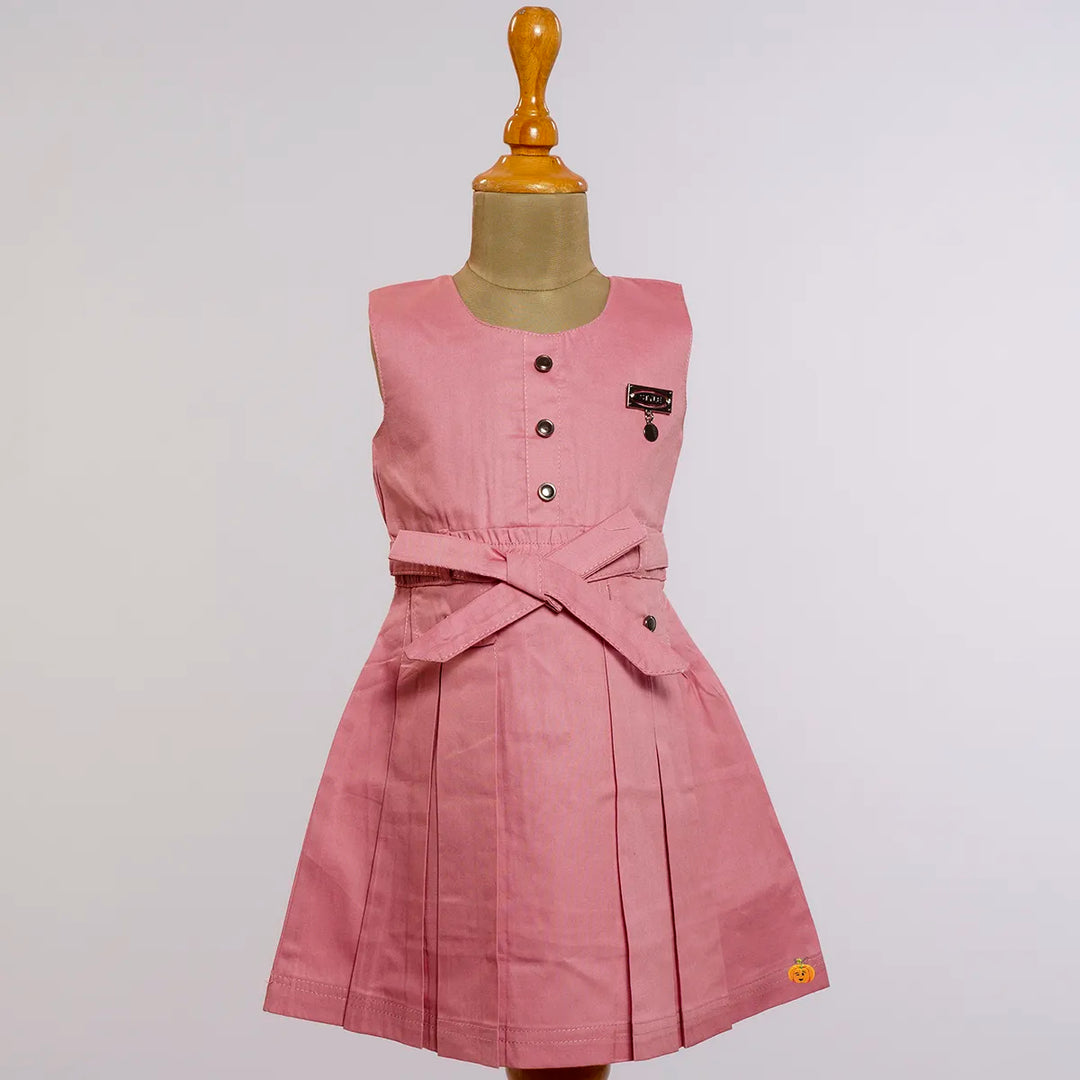 Onion Cotton Girls Frock Front View