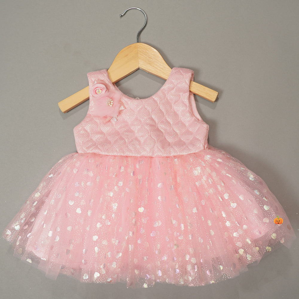 Party Wear Frock for Baby Girls Front View