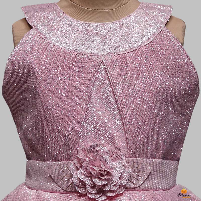 Stylish Frock For Girls Close Up View