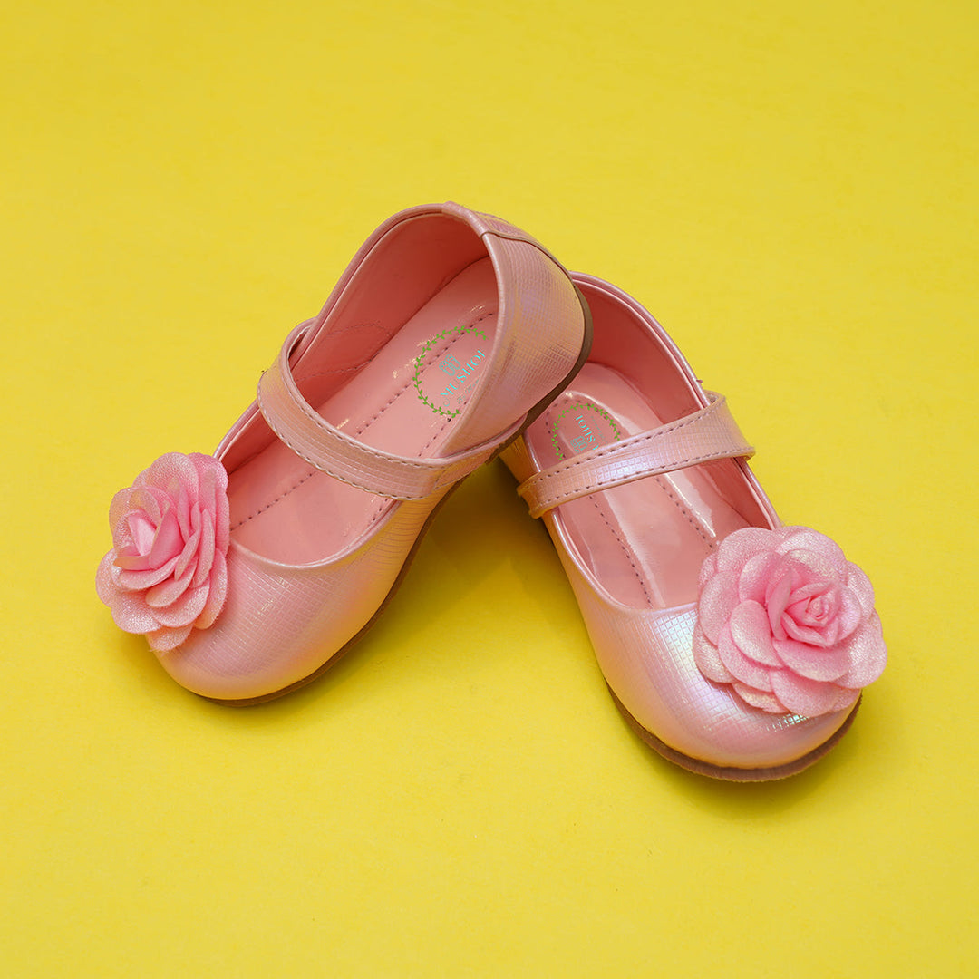 Shoes For Girls Pink Belly Shoes Pink Golden Belly Shoes For Baby