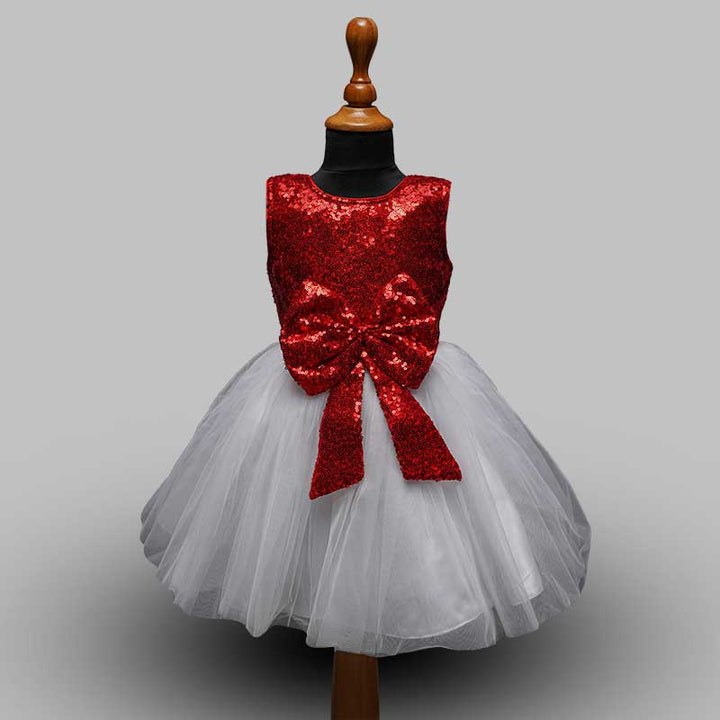 Sleeveless Frock For Girls And Kids With Fluffy Net