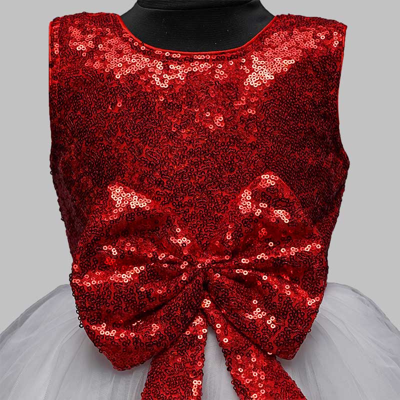 Sleeveless Frock For Girls And Kids With Fluffy Net