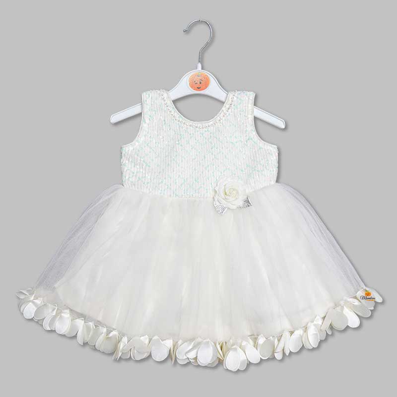 Frock For Girls And Kids With An Elegant Flower Design