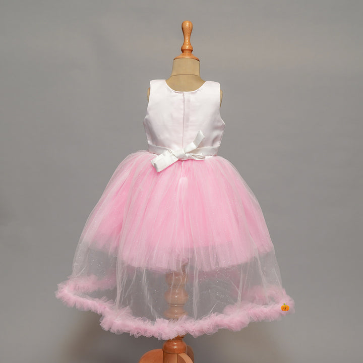 Girls Party Wear Frock With Glitter Designs