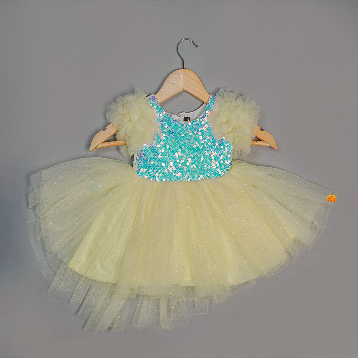 What is New Design Clothes Girl Baby Sequin Fluffy Princess Dress