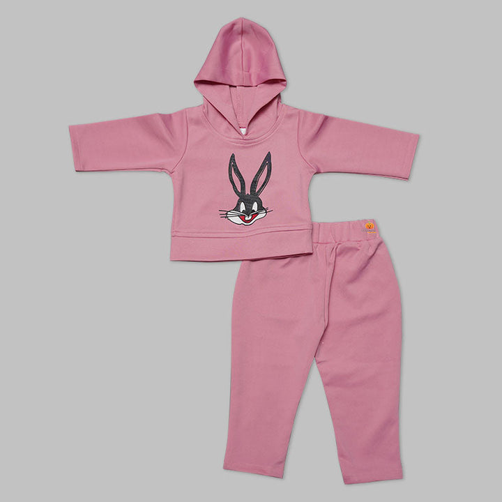 Kid Girls Hoodie & Bottom Winter Set