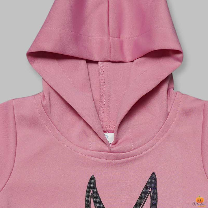 Kid Girls Hoodie & Bottom Winter Set