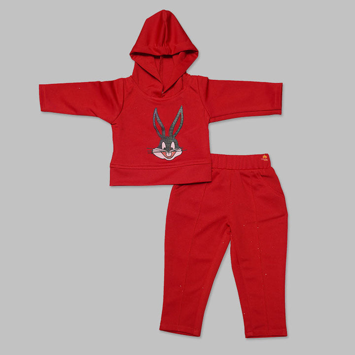 Kid Girls Hoodie & Bottom Winter Set