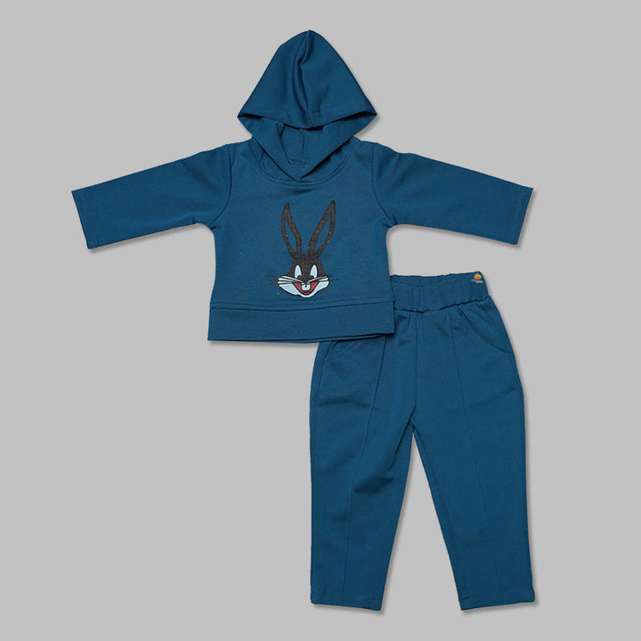 Kid Girls Hoodie & Bottom Winter Set