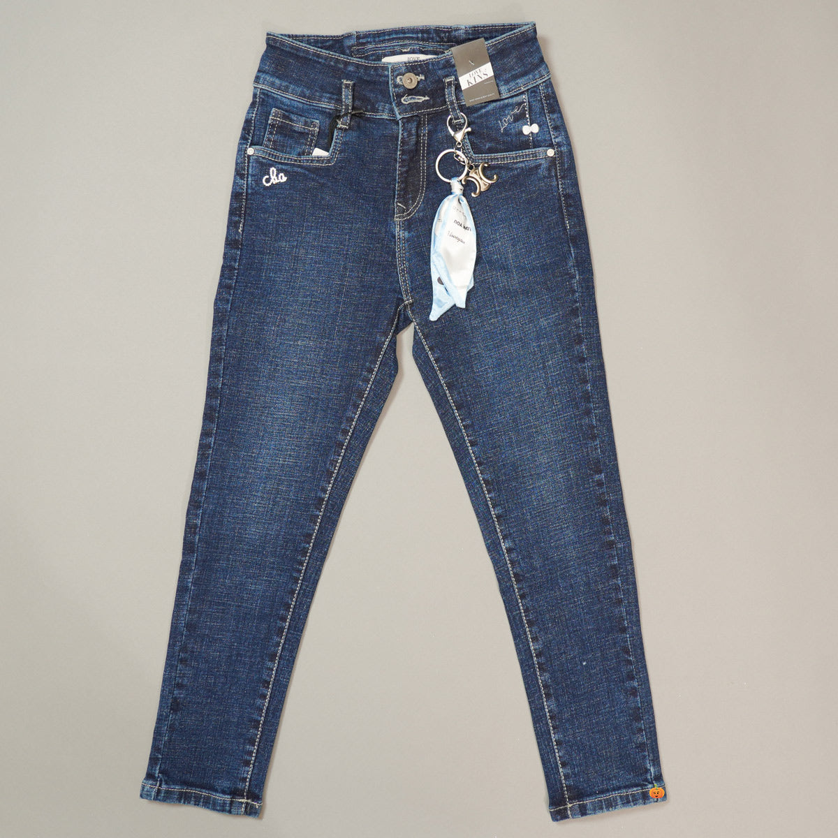 Cute Teen Girl Jeans Juniors plus Skinny denim pants for Teen Girls dark  blue acid wash - Walmart.com