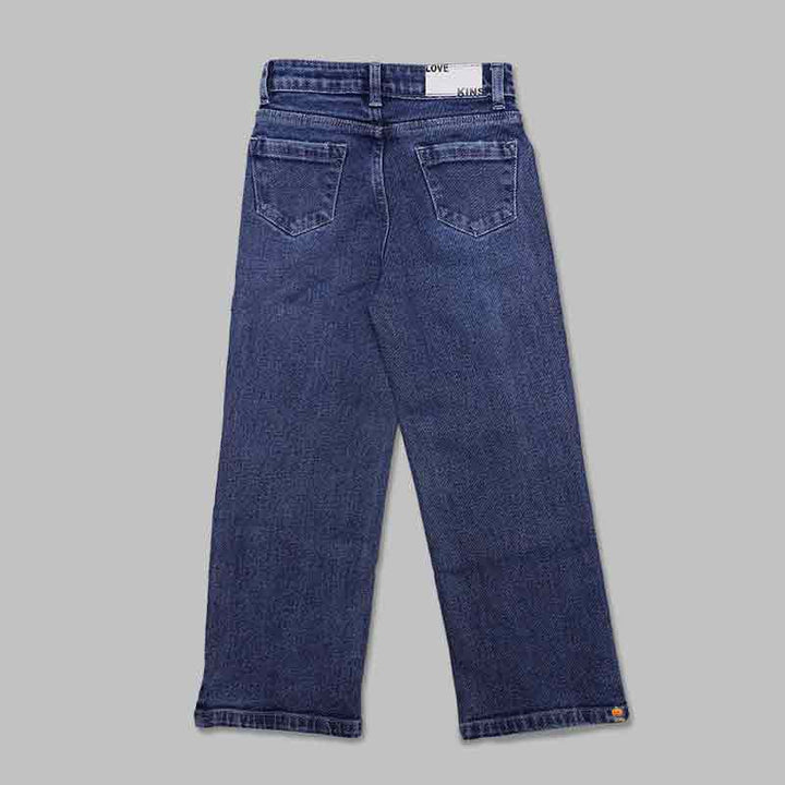 Rugged Jeans for Girls and Kids Back View