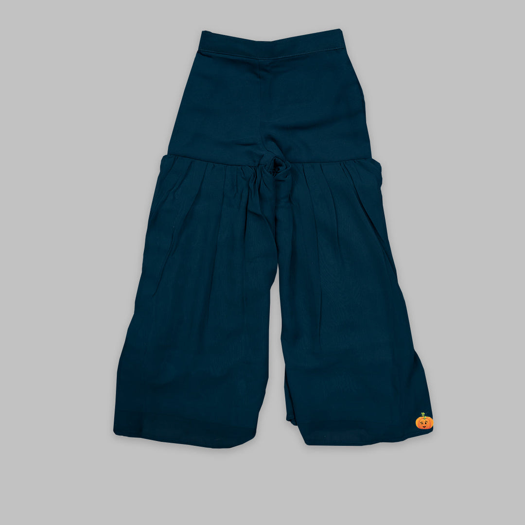 Adorable Ethnic Wear For Kids In Rama Color Bottom View