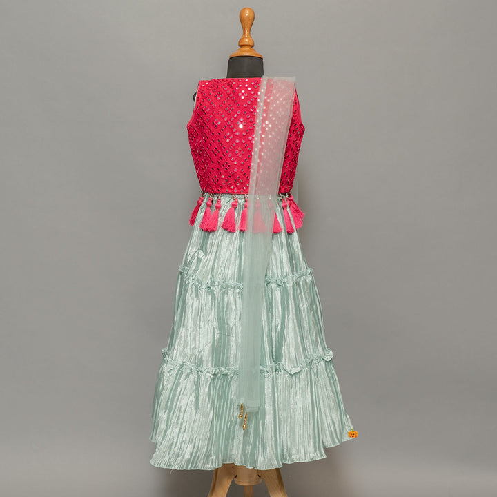 Beautiful Designer Girls Lehenga Choli For Kids
