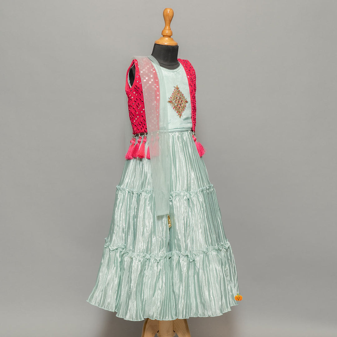 Beautiful Designer Girls Lehenga Choli For Kids