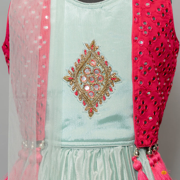 Beautiful Designer Girls Lehenga Choli For Kids