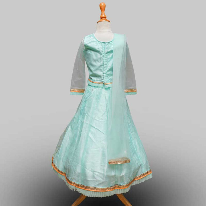 Light Green Girls Lehenga Choli