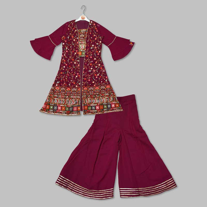 Ethnic Plazo Suit for Kid Girls