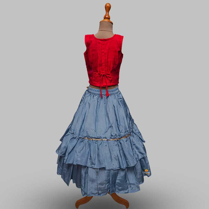 Tomato Girls Lehenga Choli
