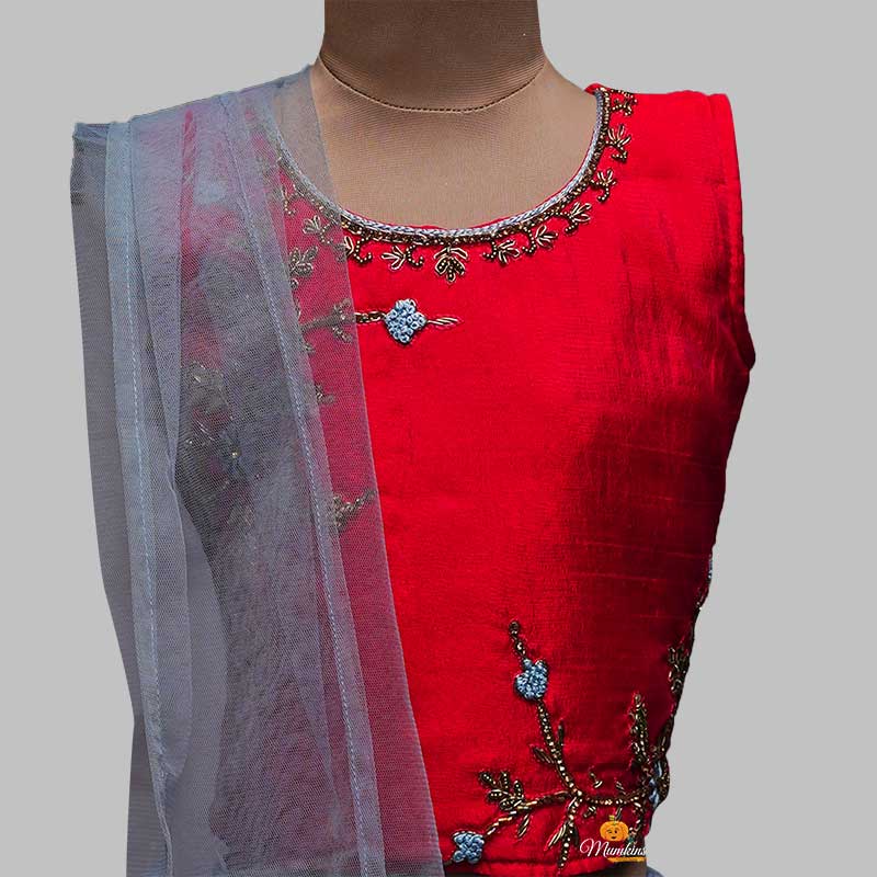 Tomato Girls Lehenga Choli