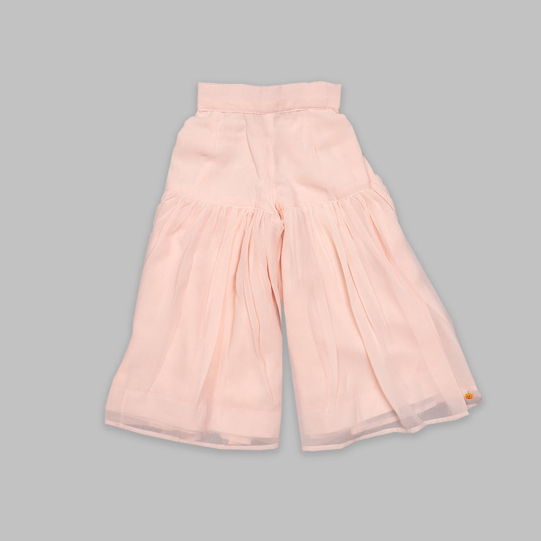 Captivating Plazo Dress For Kids Bottom View