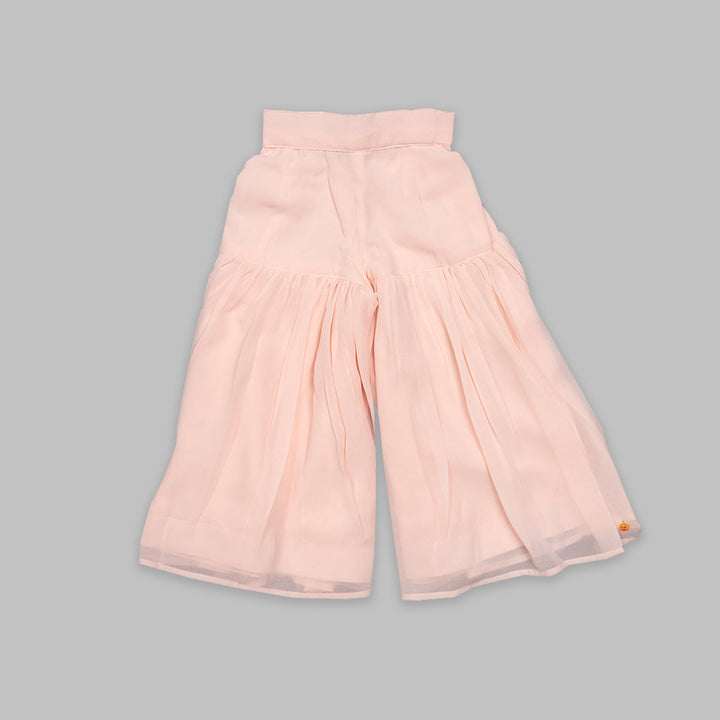 Captivating Plazo Dress For Kids Bottom View