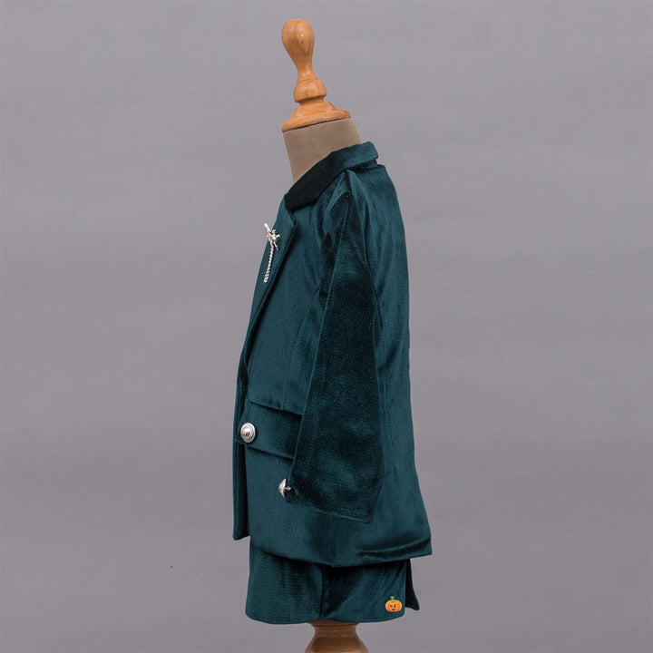 Green Winter Girls Midi Side View