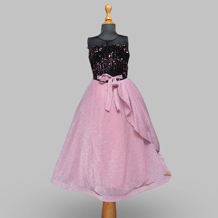 Sequined Gown for Girls Back View