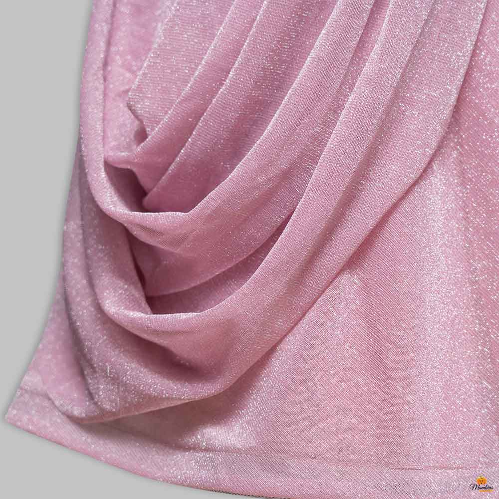 Sequined Gown for Girls Close Up View 