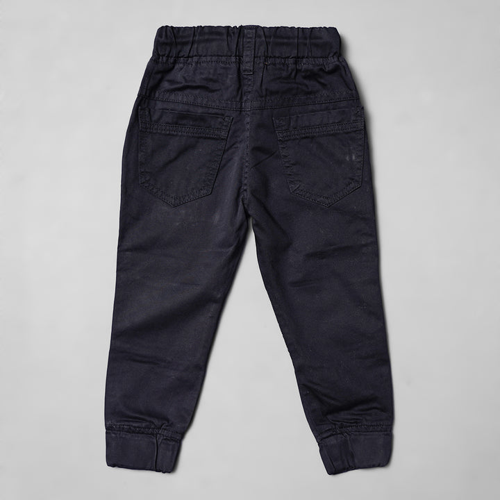 Elastic Waist Slim Fit Jeans for Boys Back