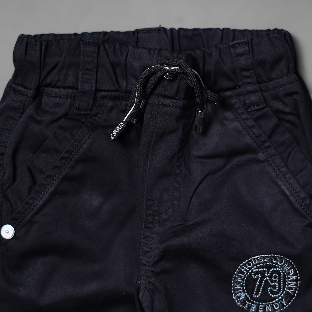 Elastic Waist Slim Fit Jeans for Boys Close Up