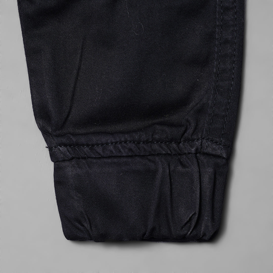 Elastic Waist Slim Fit Jeans for Boys Close Up
