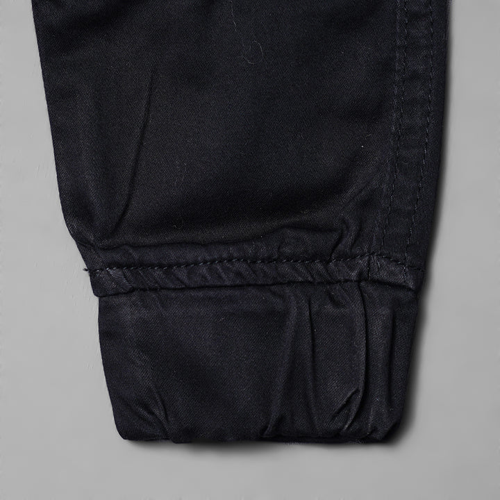 Elastic Waist Slim Fit Jeans for Boys Close Up