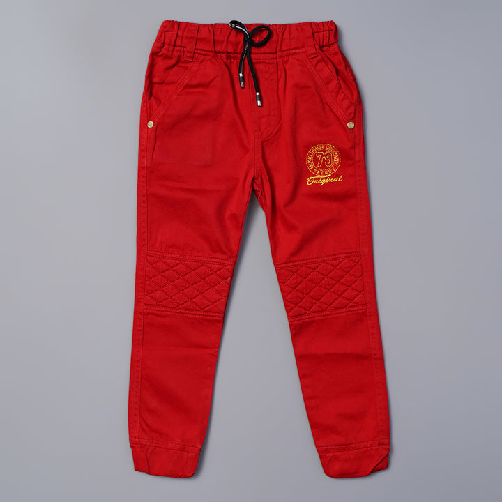 Elastic Waist Slim Fit Jeans for Boys Front 