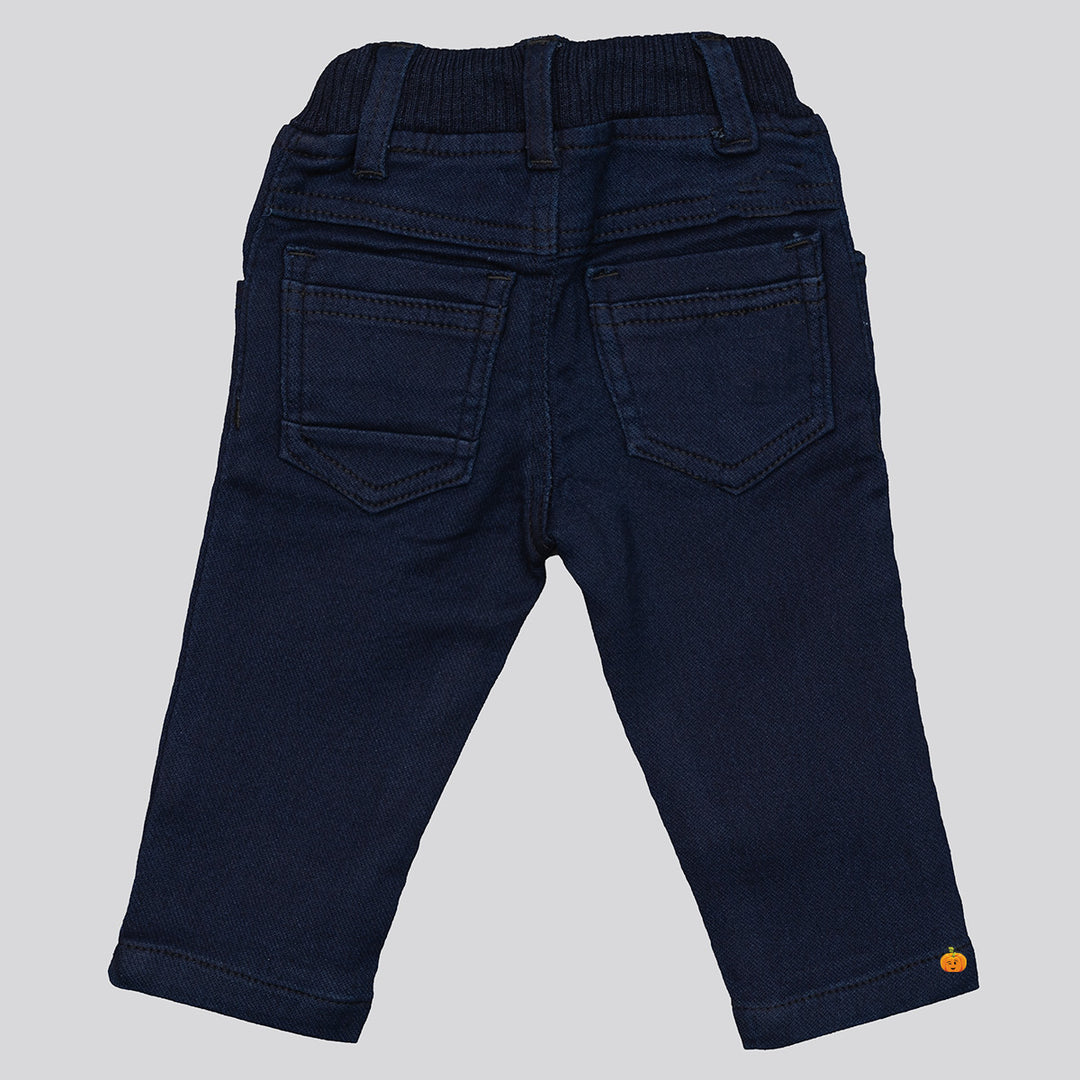 Navy Blue Jeans for Boys Back View