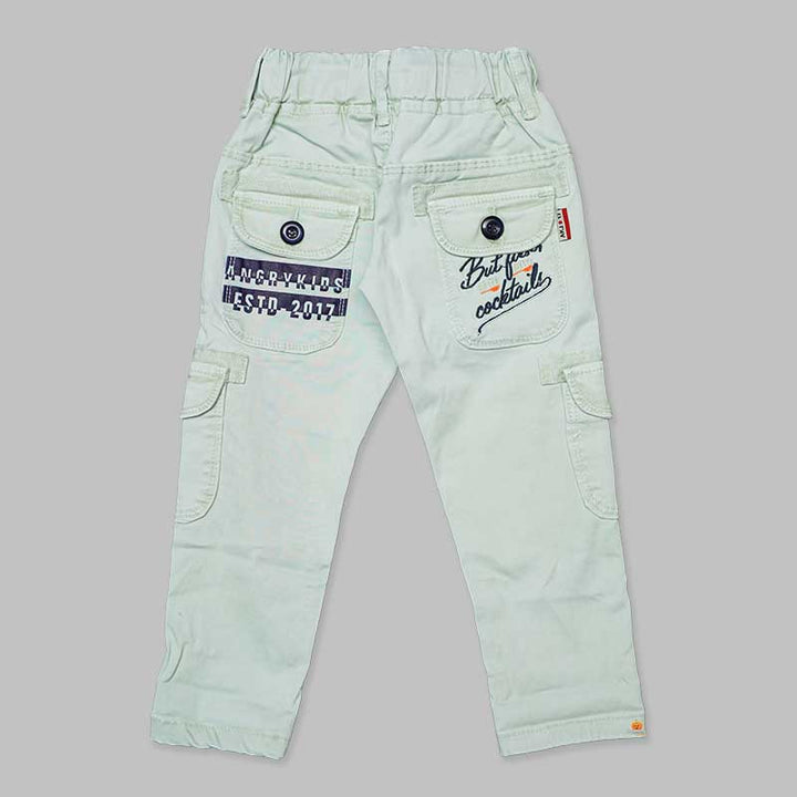 Jeans for Boys with Elastic Waist Back 
