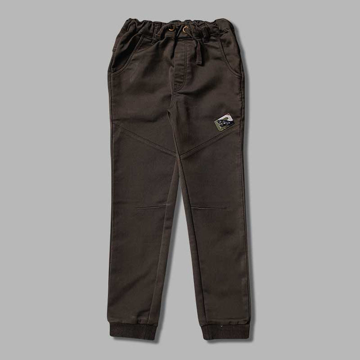 Elastic Waist Joggers for Boys Front