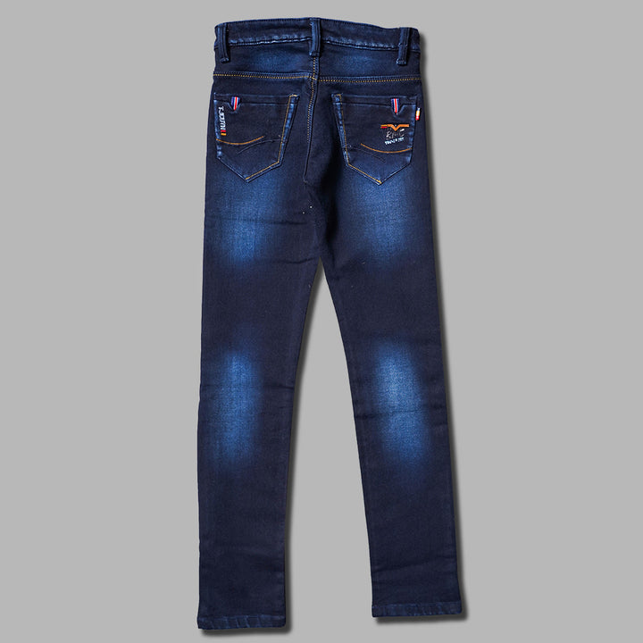 Dark & Light Sheded Jeans for Boys Back 