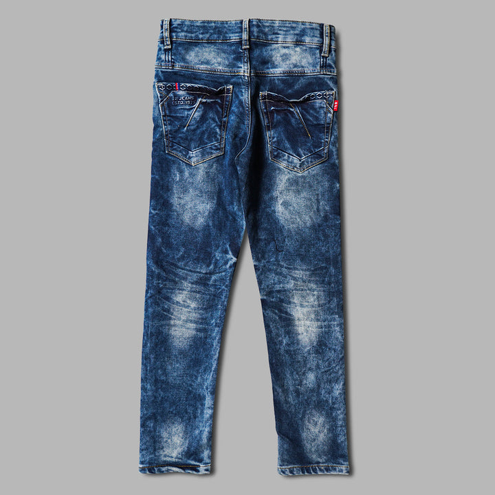 Stylish White Shaded Pant Back 