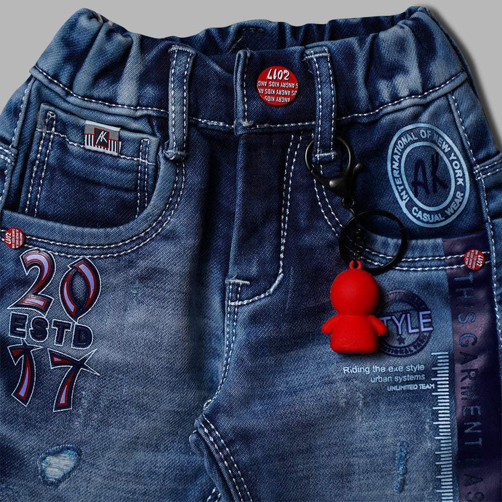 Jeans For Kids With Elastic Waist