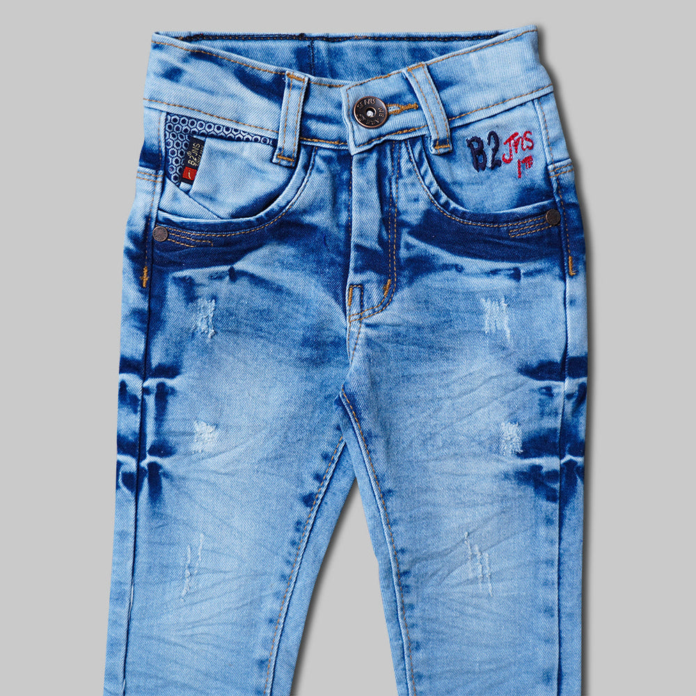 Solid Ripped Style Pant