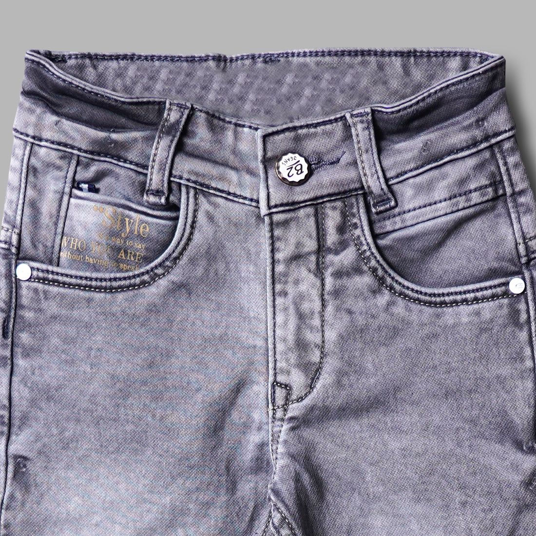 Buy Stylish White Shaded Boys Jeans – Mumkins