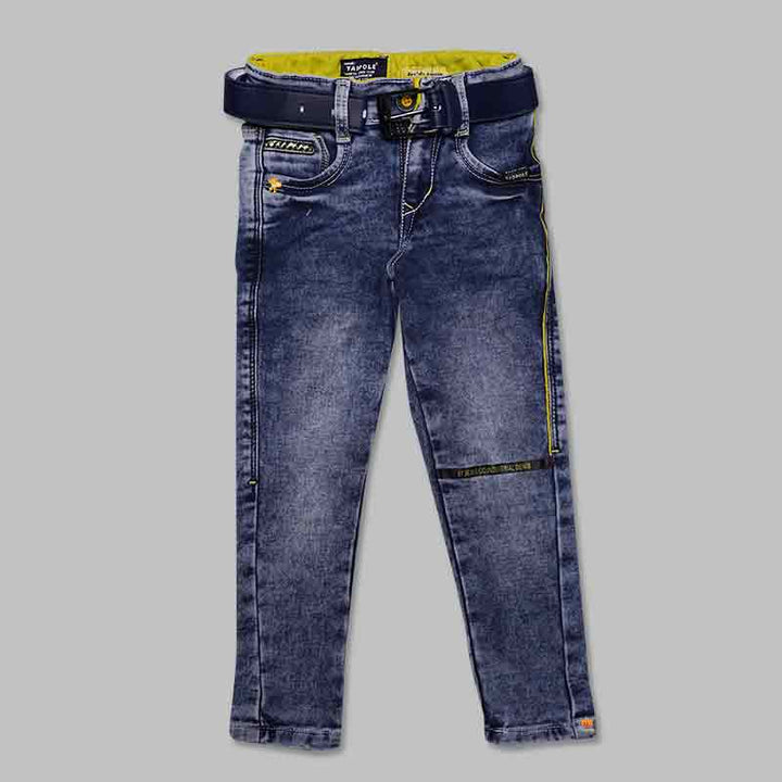 Yellow Denim Jeans For Girls And Kids