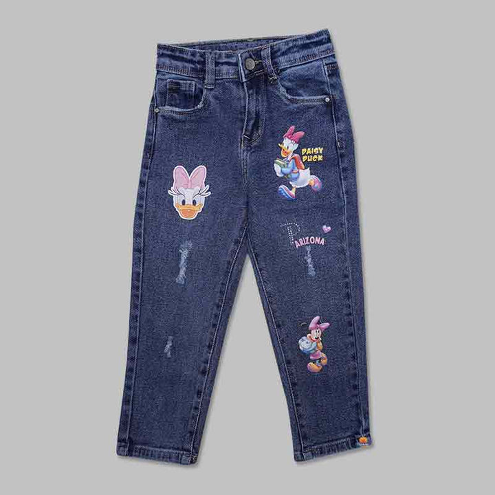 Printed Girl Jeans